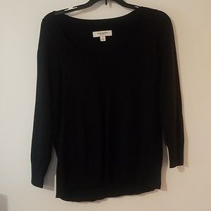 Issac Mizrahi XL black light sweater 3/4 sleeve